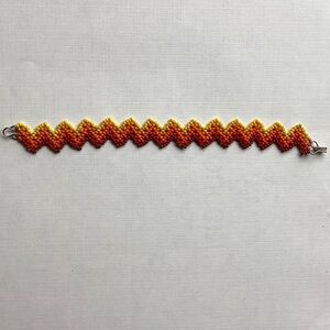 New Import Huichol of Mexico Bead Bracelet Boho Hippie Tribal Art Gifts Handmade